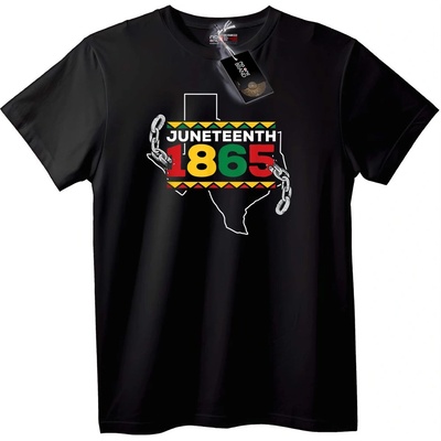 NOONEBRAND Тениска Juneteenth 1865 Тексас - S, White