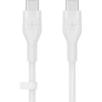 Belkin Boost Charge Flex USB-C to USB-C Cable - кабел за бързо зареждане за устройства с USB-C порт (300 см) (бял)