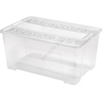 UTC Кутия за съхранение tex box 48 л прозрачна (ut0127)