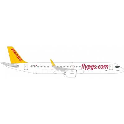 Herpa Airbus A321-251NX společnost Pegasus Airlines Named Asem Zümra Turecko 1:500