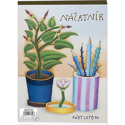 KRPA Náčrtník A4 40 listov 90 g