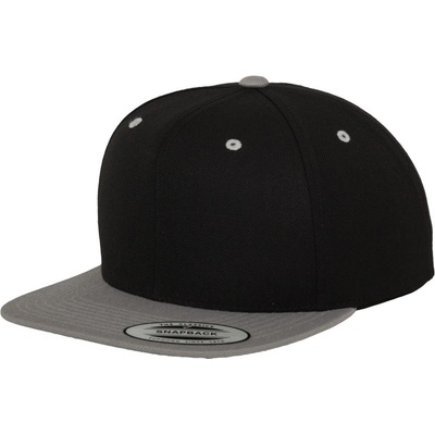 Flexfit Flexfit 6089M Snapback 6 panelová COT-55608981799 Černá/stříbrná