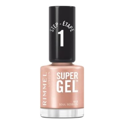 Rimmel Super Gel STEP1 гел лак за нокти 12 ml нюанс 012 Soul Session