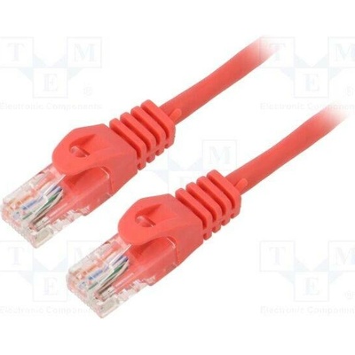 Lanberg PCU5-10CC-2000-R Patch U/UTP Cat 5e RJ45 vidlice z obou stran lanko CCA