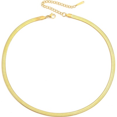 Ornamenti Pozlacený wide flat gold ORM300004