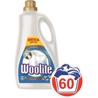 Woolite Extra White Brilliance prací gél 60 PD 3,6 l