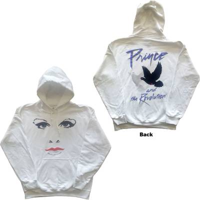 Prince mikina Faces & Doves Muž Unisex Biela