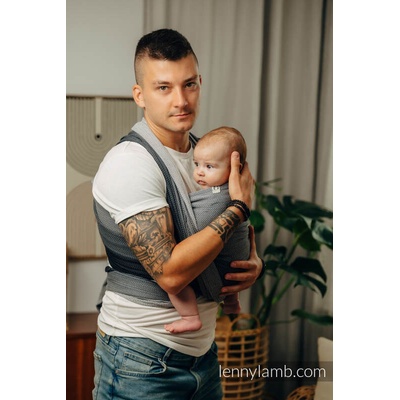 LennyLamb Baby Wrap LITTLE HERRINGBONE OMBRE GREY – Hledejceny.cz