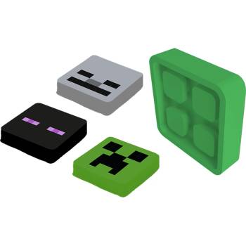 Image 1 of PIXIE CREW Пинче със светлоотразителна основа Pixie Crew MINECRAFT (PSH-01-35)