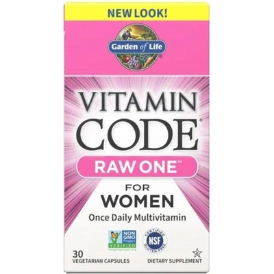 Garden of Life Vitamin Code RAW ONE Women s multivitamínovým komplexom pre ženy 30 kapsúl
