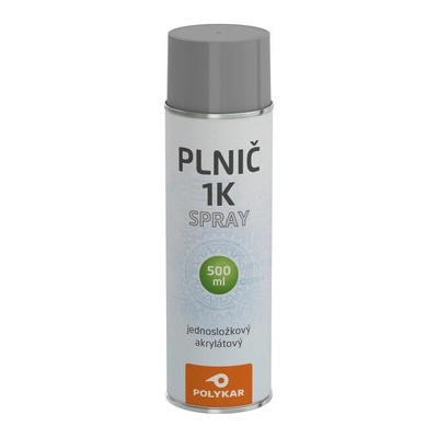 Polykar plnič 1K v spreji šedý 500 ml