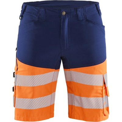 Blåkläder AB 1541 výstražné kratasy Námornická modr/oranžová