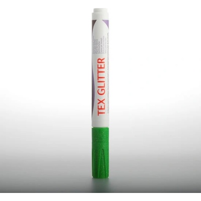 Darwi Tex Glitter fixa na textil Světle zelená 6 ml