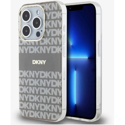 PC/TPU Repeat Pattern Tonal Stripe Magsafe заден капак за iPhone 13 Pro Beige DKNY DKNY | Bezhov | МЪЖЕ | UNI