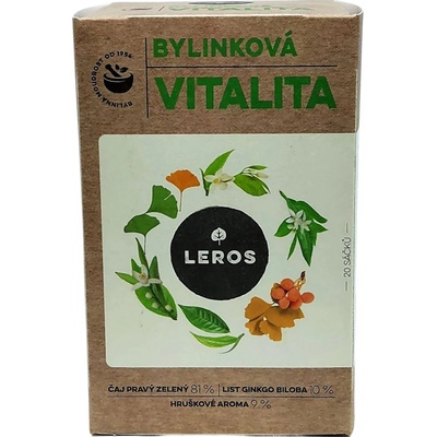 LEROS bylinková vitalita 20 x 2 g