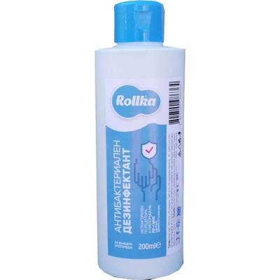 Rollka антибактериален дезифектант 80% алкохол, 200мл