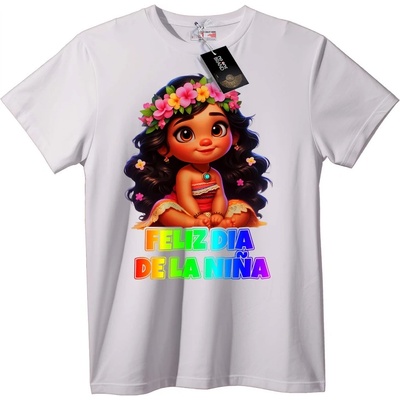 NOONEBRAND Тениска Честен Ден на Момичето - 7XL, White