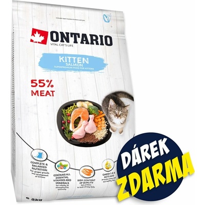 ONTARIO Kitten Salmon 2 kg