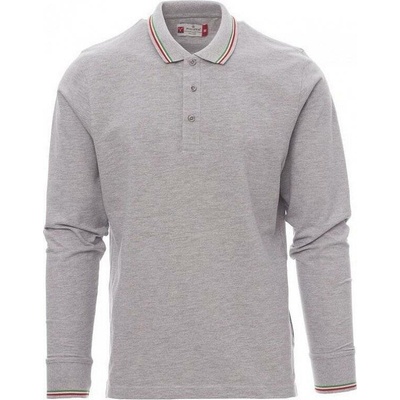 Payperwear Unisex polokošile Aviazione v melírové variantě šedý melír