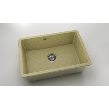 Image 1 of FAT Мивка за долно вграждане Vanguard 236, Granicite, 879 Cocoa cream, с включен сифон