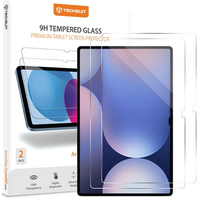Techsuit Стъклен протектор за Samsung Galaxy Tab S9/S10 Plus - Techsuit ArmorGlass CrystalHD (2 броя) - Прозрачен