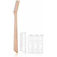 Tweezerman Facial Razor holítko na chloupky obličeje, rose gold