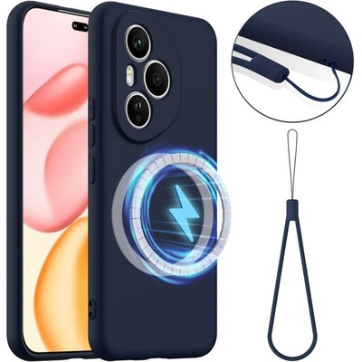 VSETKONAMOBIL 121603 RUBBER MAGSAFE Silikónový kryt pre Honor 400 Pro 5G modrý