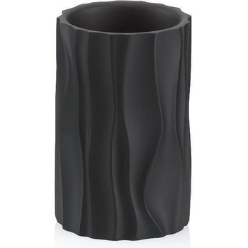 KELA Поставка за четки за зъби от полирезин KELA Merida, черна (1239)