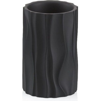 KELA Поставка за четки за зъби от полирезин KELA Merida, черна (1239)