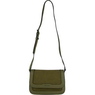 BETTY dámska crossbody koženková kabelka olivová