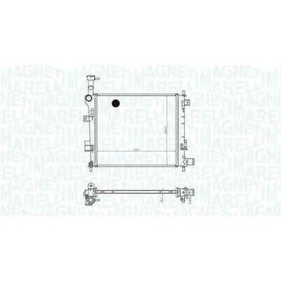 Chladič, chlazení motoru MAGNETI MARELLI 350213165400