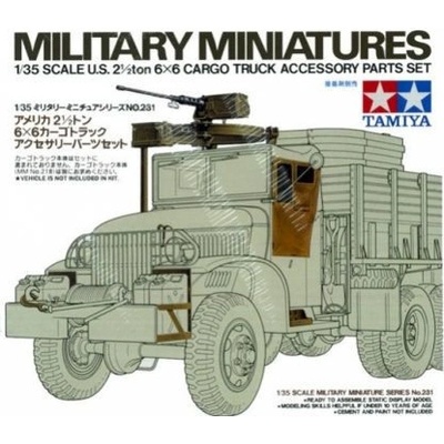 Tamiya U.S. 2.5T 6X6 CARGO TRUCK ACCESSORY SET 1:35