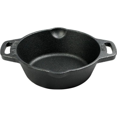 Grilovací pánev Valhal Outdoor Litinová hluboká pánev s dvěma úchyty 15cm VH15H