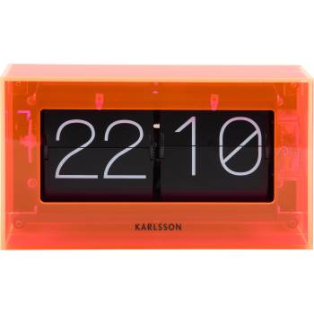 Karlsson Часовник Boxed Flip акрил оранжев (KA5976OR)