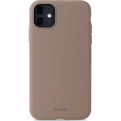 Holdit Гръб Holdit Silicone Case за iPhone 11/XR - Mocha Brown