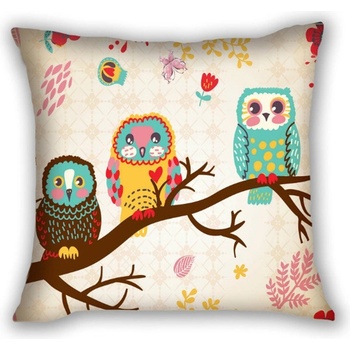 Huado Sovy na strome 45 x 45 cm