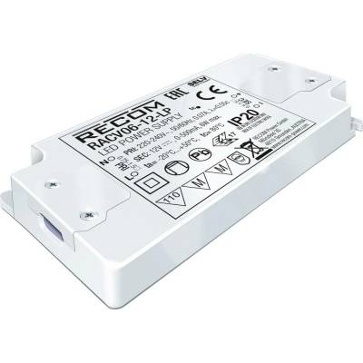 RECOM LED driver 6 W 0 - 500 mA 12 V/DC nastavitelný 1 ks