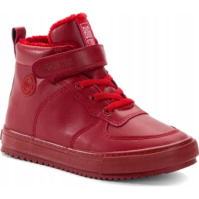 Big Star dětské boty eko kůže červená
