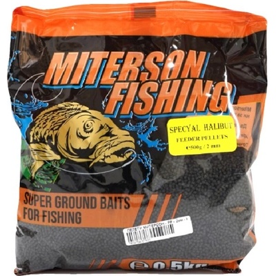 МИТЕРСОН Микро Пелети Miterson Fishing Pro Feed Halibut Pellets - 0.5kg (15040040)