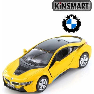 Kinsmart BMW M8 Competition Coupé žlté 1:38