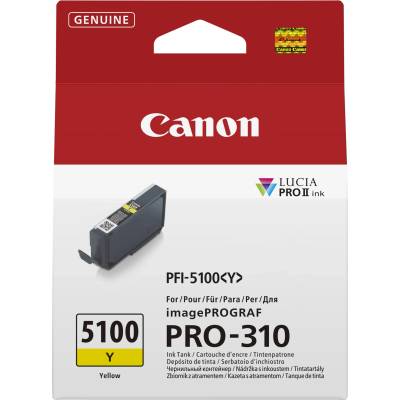 Canon PFI-5100 Y 6955C001 жълт (yellow) оригинална касета (6955C001)