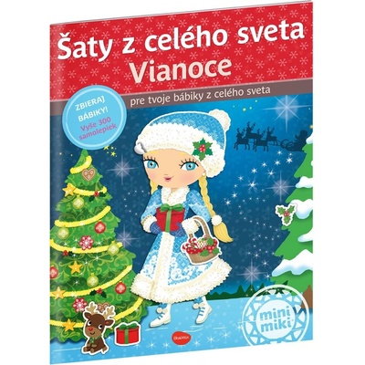 Šaty z celého sveta VIANOCE Kniha samolepiek