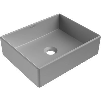 Mexen Goya умивалник за плот 40 x 32 cm, светлосив мат - 22184061 (22184061)