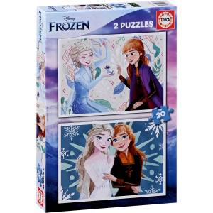 Educa Пъзел Educa от 2 x 20 части - Фроузън (EDU19736) - baby