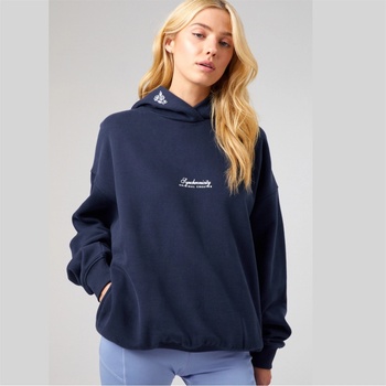 Original Creator Суичър Original Creator OC Water Repellent Flower Hoodie - Midnight Blue