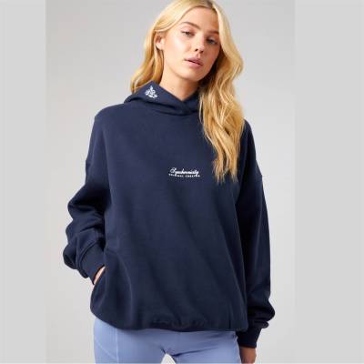 Original Creator Суичър Original Creator OC Water Repellent Flower Hoodie - Midnight Blue