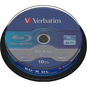 Verbatim BD-R 50GB 6x, DualLayer, spindle, 10ks (43746)