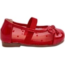 Dětské balerínky s mašličkou červené