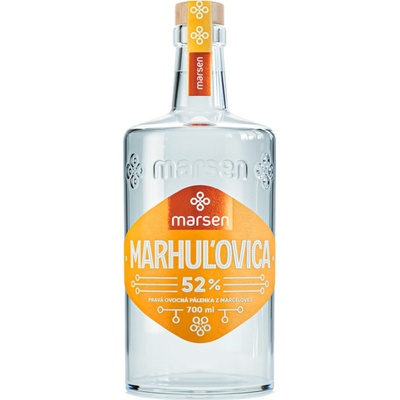 Marsen Traditional Marhuľovica 52% 0,5 l (čistá fľaša)