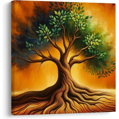 Obraz kouzelný strom života - 50x50